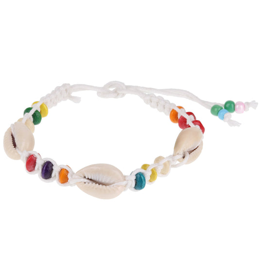 Seashell Beach Bracelet - White/3 Shells