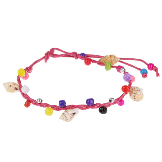 Seashell Beach Bracelet - Pink/Small Shells