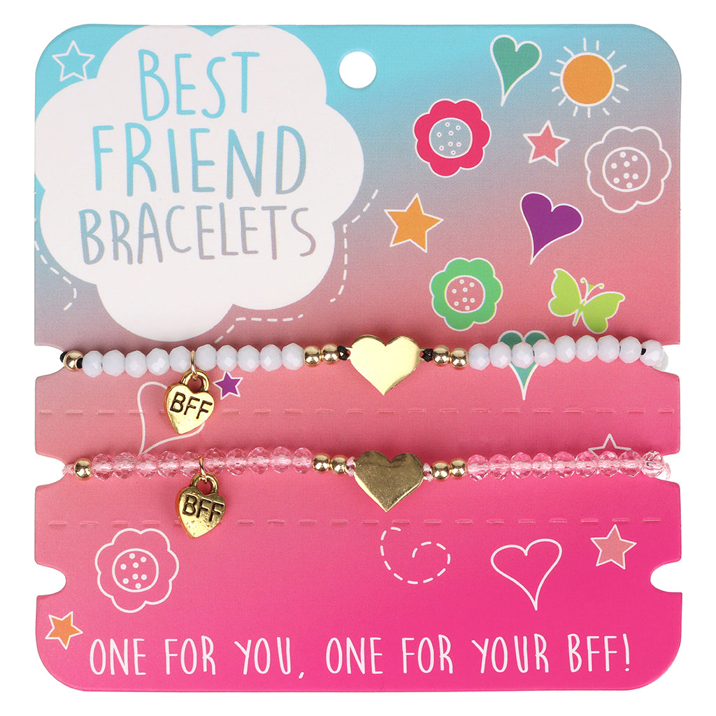 Best Friend Bracelets - Gold Hearts