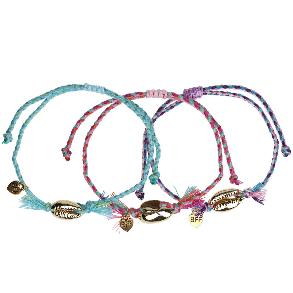 Best Friend Bracelets - Multipack Gold Shells