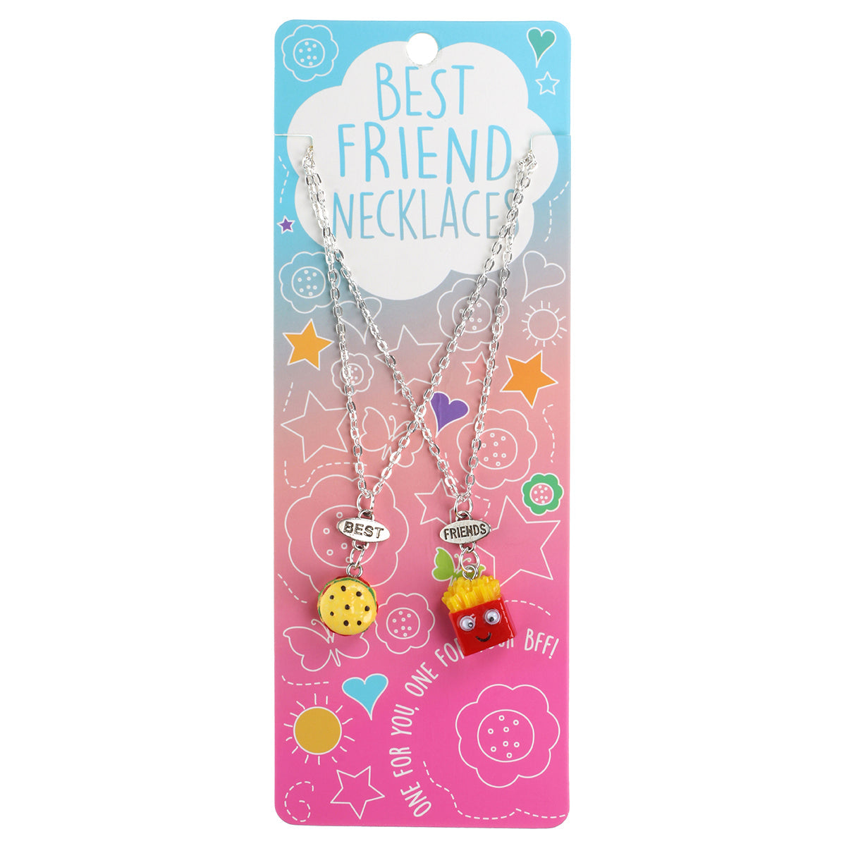 Best Friends Necklace - Burger & Fries