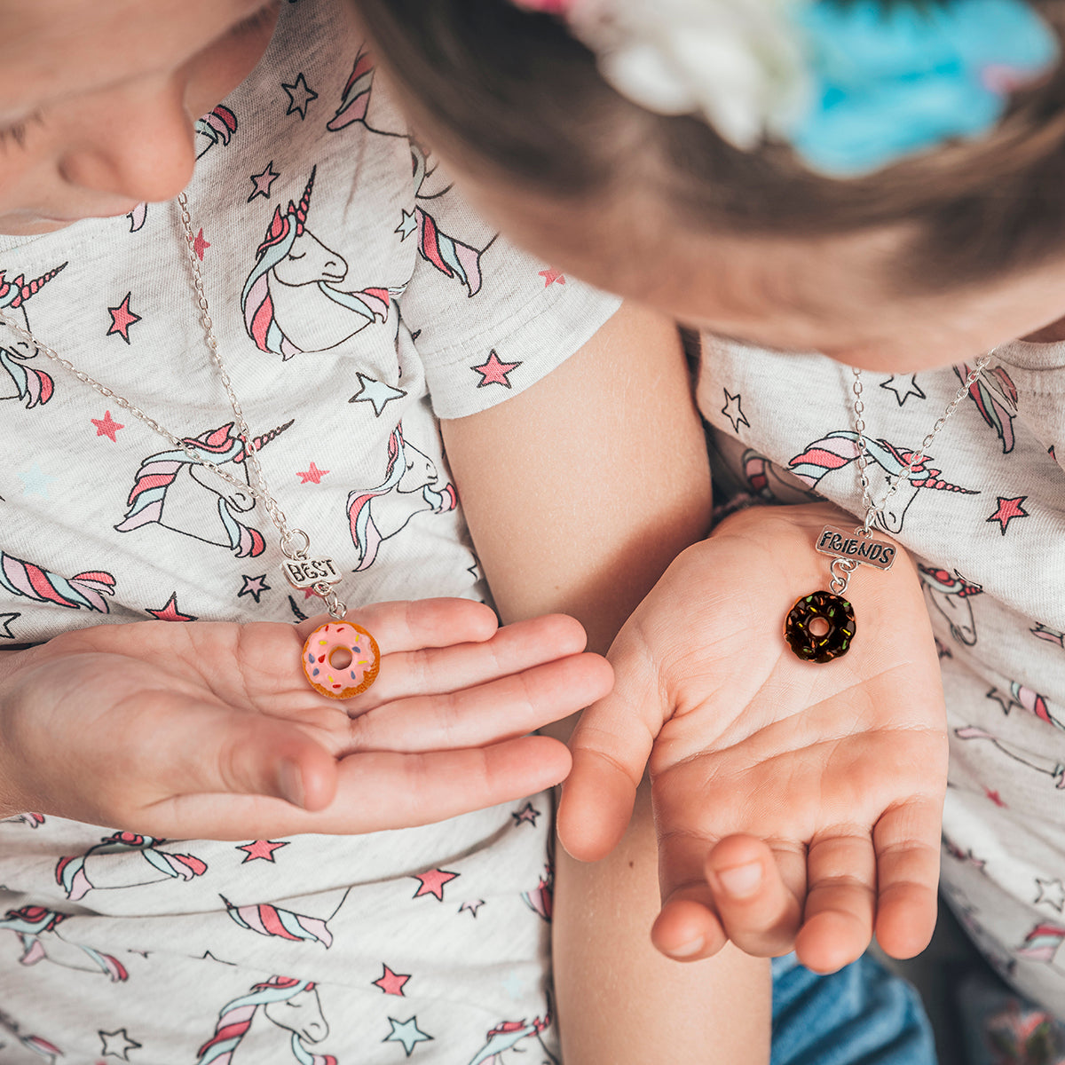 Best Friends Necklace - Doughnuts