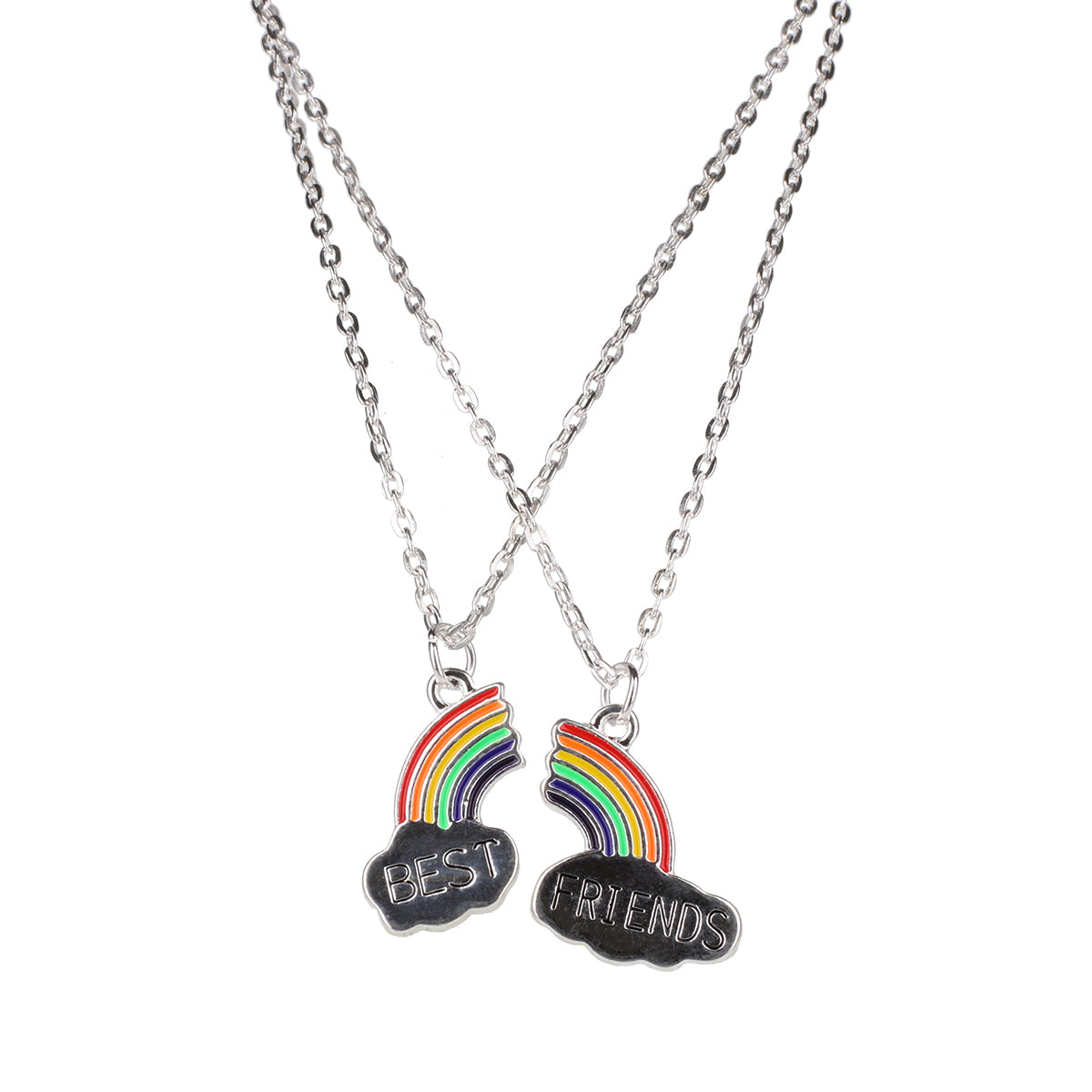 Best Friends Necklace - Rainbows