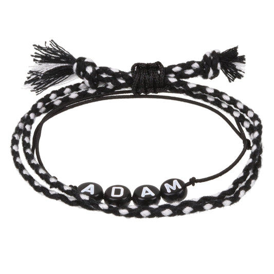 BP012 - Boys Personalised Bracelet - Adam