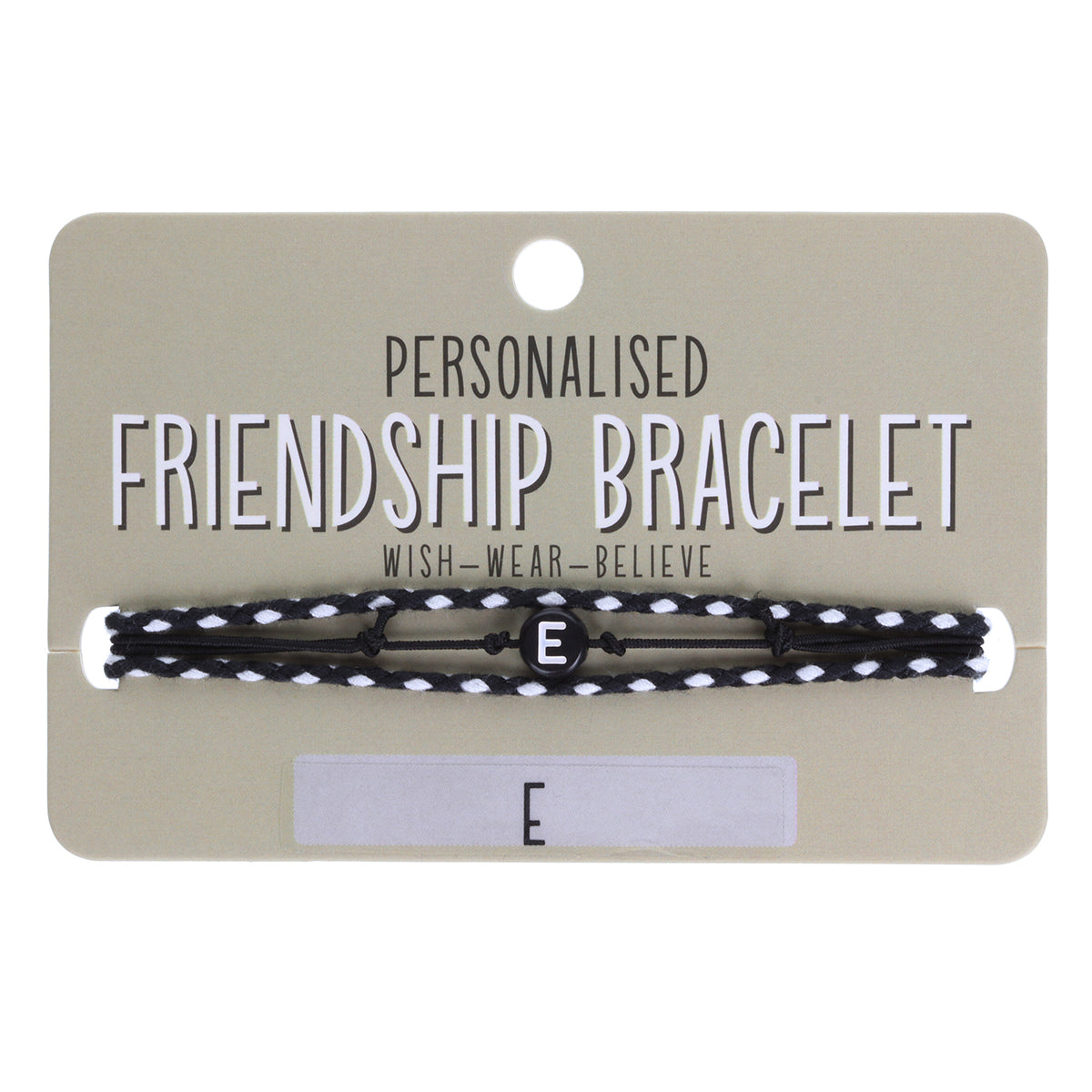Boys Personalised Bracelet - E