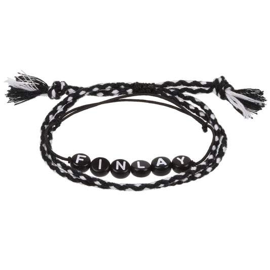 BP034 - Boys Personalised Bracelet - Finlay