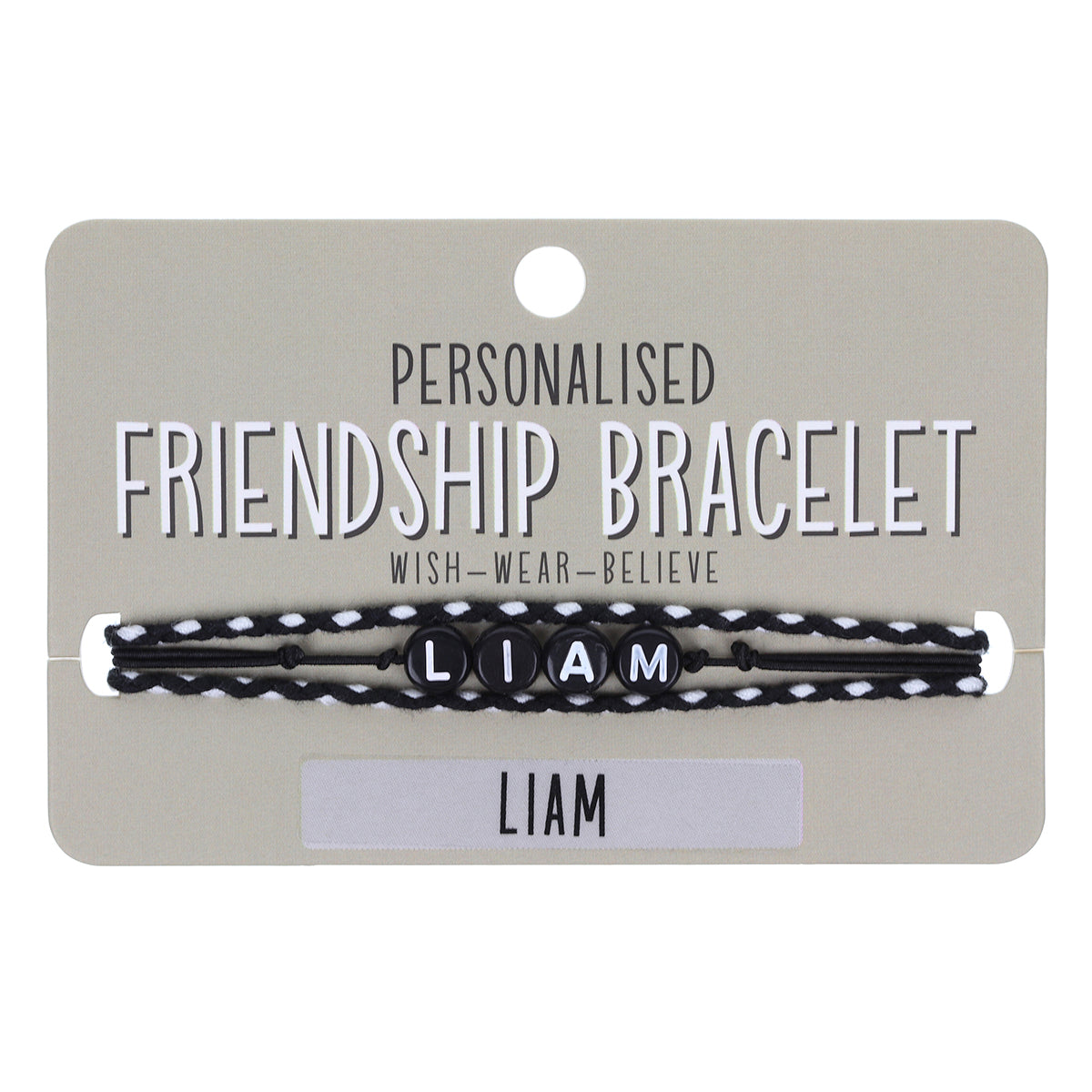 Boys Personalised Bracelet - Liam