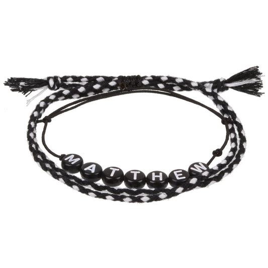 BP075 - Boys Personalised Bracelet - Matthew