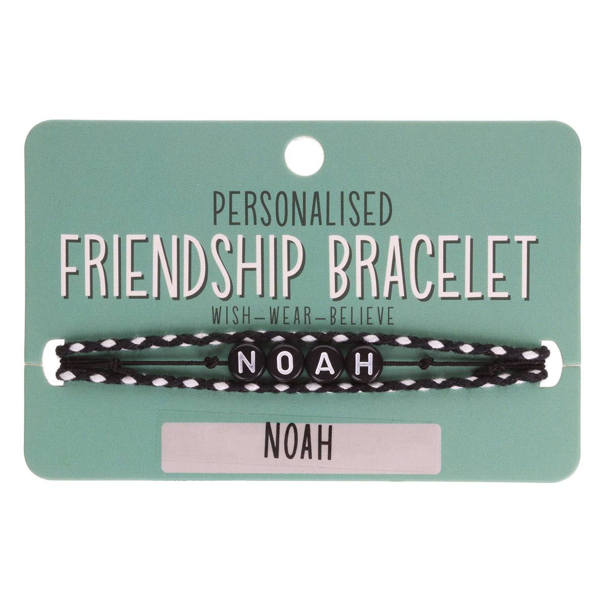 Boys Personalised Bracelet - Noah