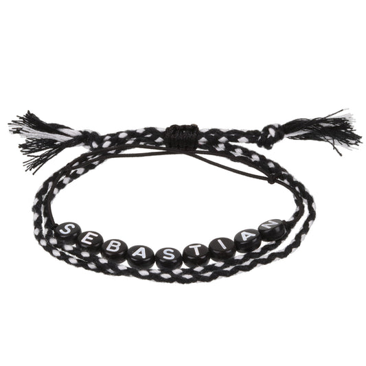 BP093 - Boys Personalised Bracelet - Sebastian