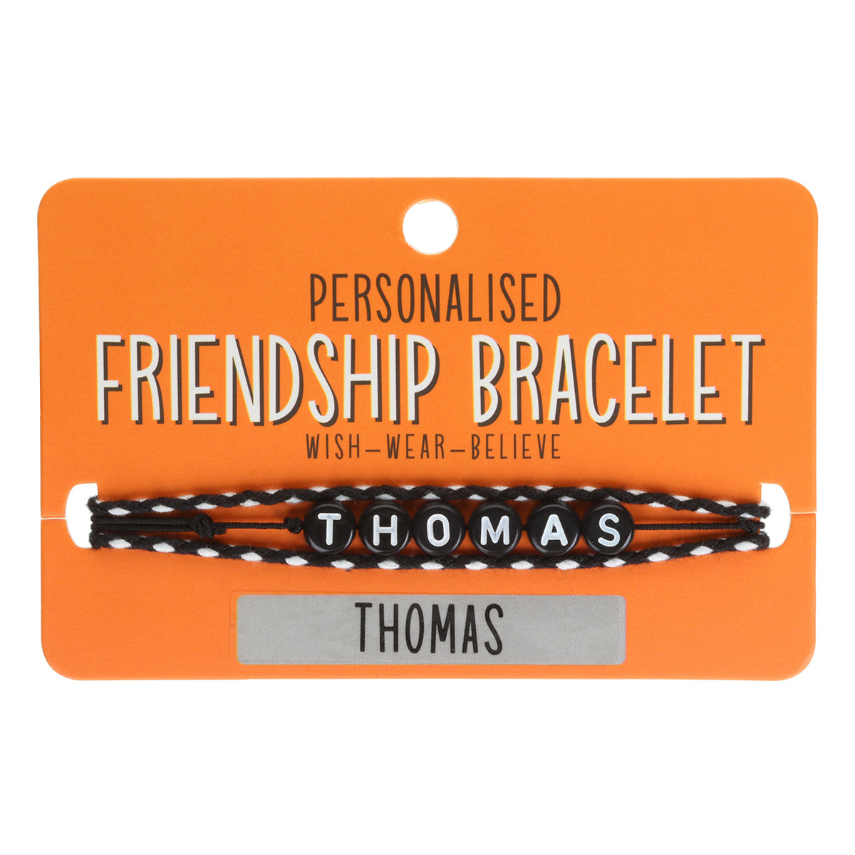 Boys Personalised Bracelet - Thomas