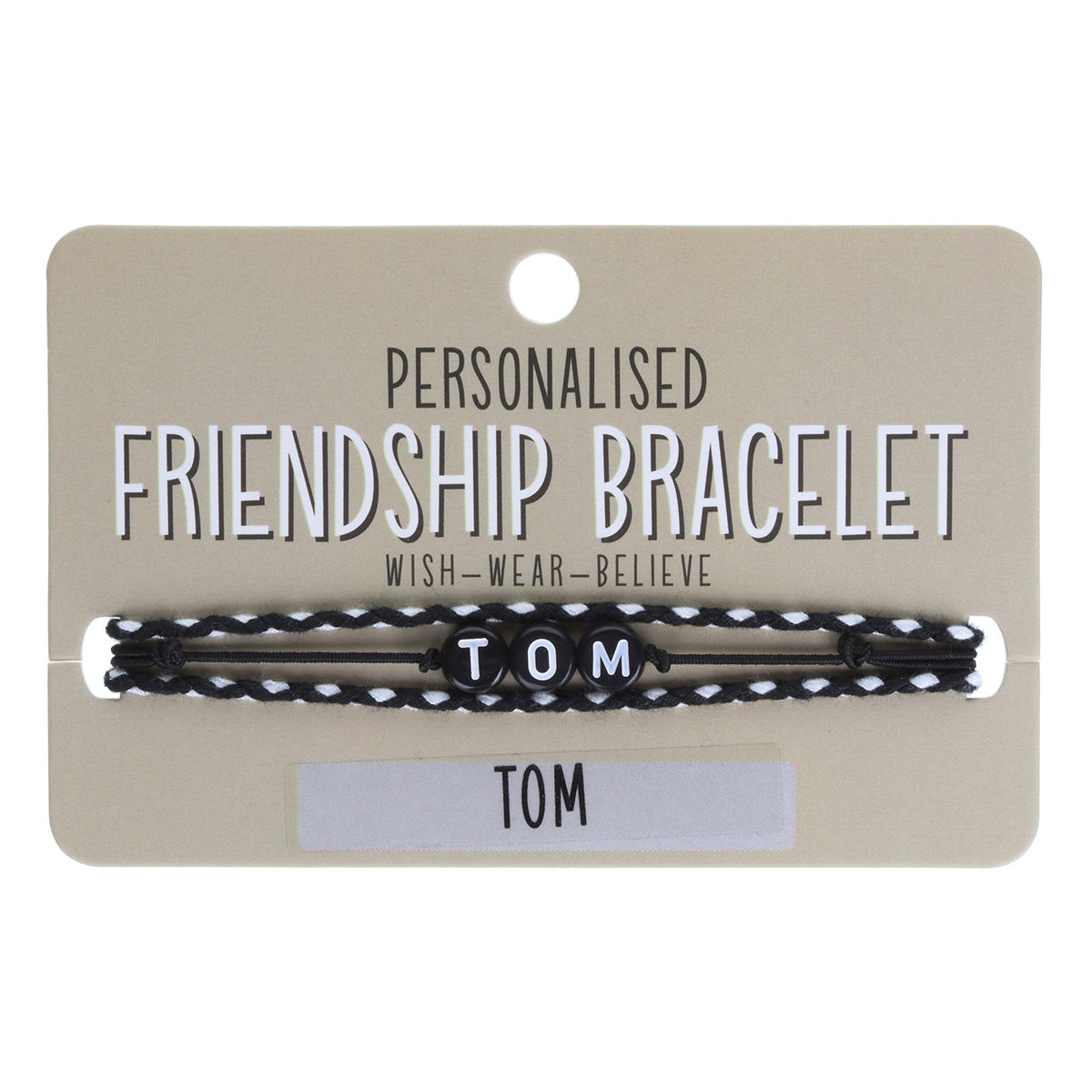 Boys Personalised Bracelet - Tom