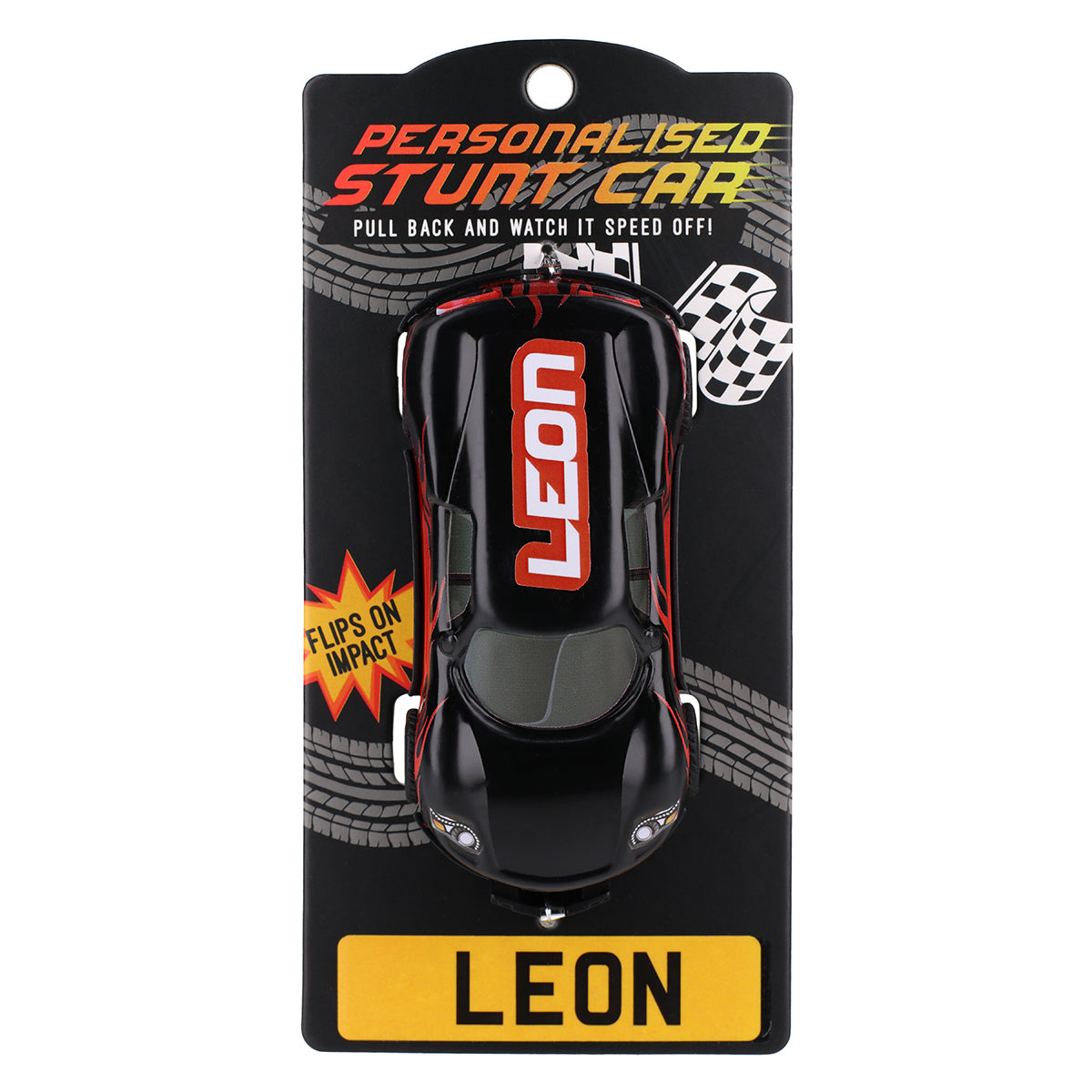 Black Personalised Stunt Car - Leon