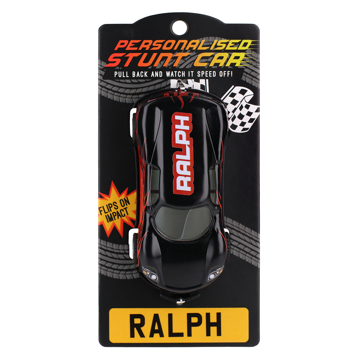 Black Personalised Stunt Car - Ralph