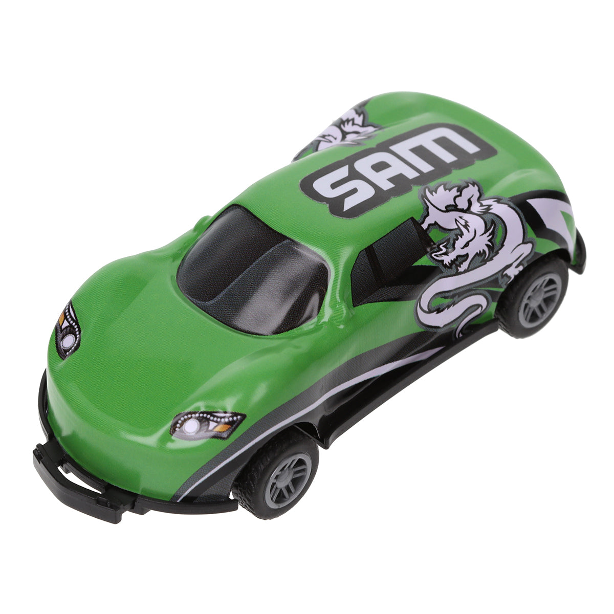 Green Personalised Stunt Car - Sam