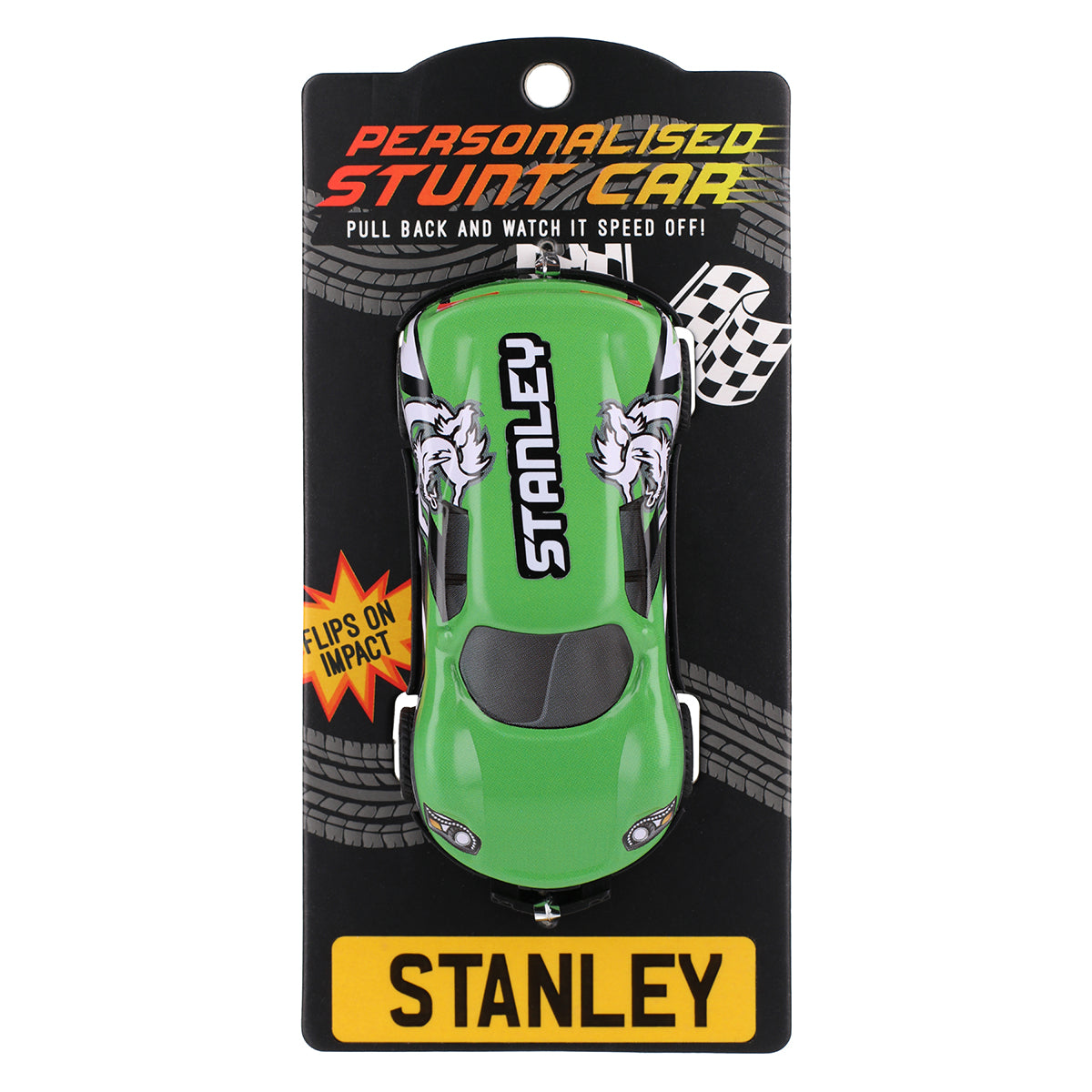 Green Personalised Stunt Car - Stanley