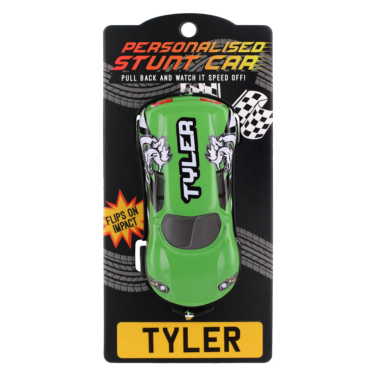 Green Personalised Stunt Car - Tyler