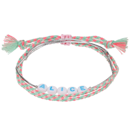 GP011 - Girls Personalised Bracelet - Alice