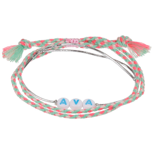 GP016 - Girls Personalised Bracelet - Ava