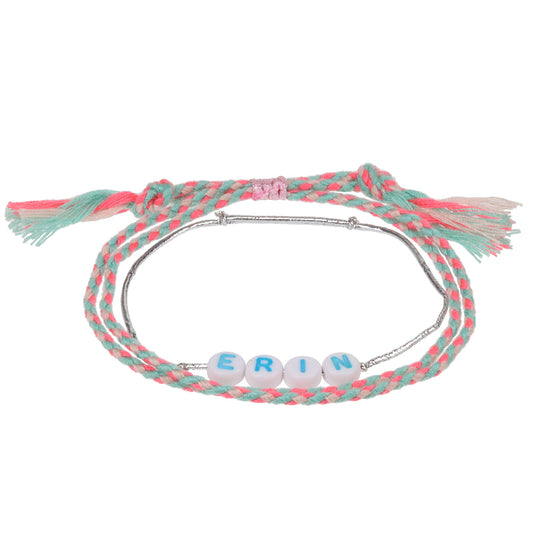 GP034 - Girls Personalised Bracelet - Erin