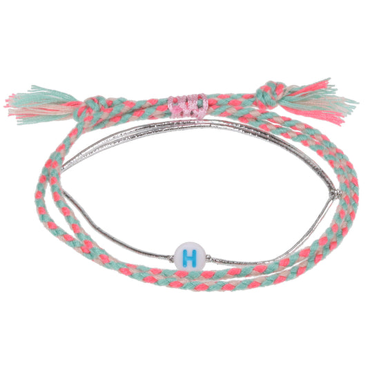 GP046 - Girls Personalised Bracelet - H