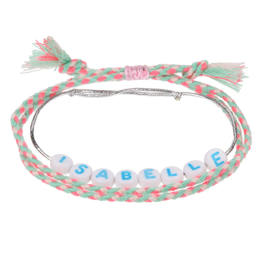 GP055 - Girls Personalised Bracelet - Isabelle