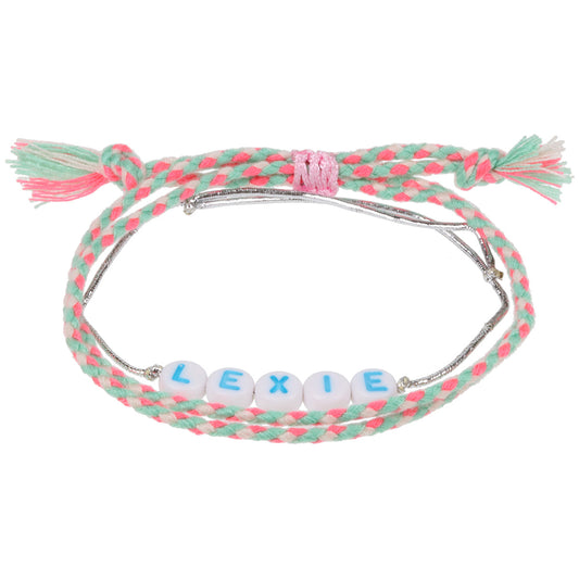 GP068 - Girls Personalised Bracelet - Lexie