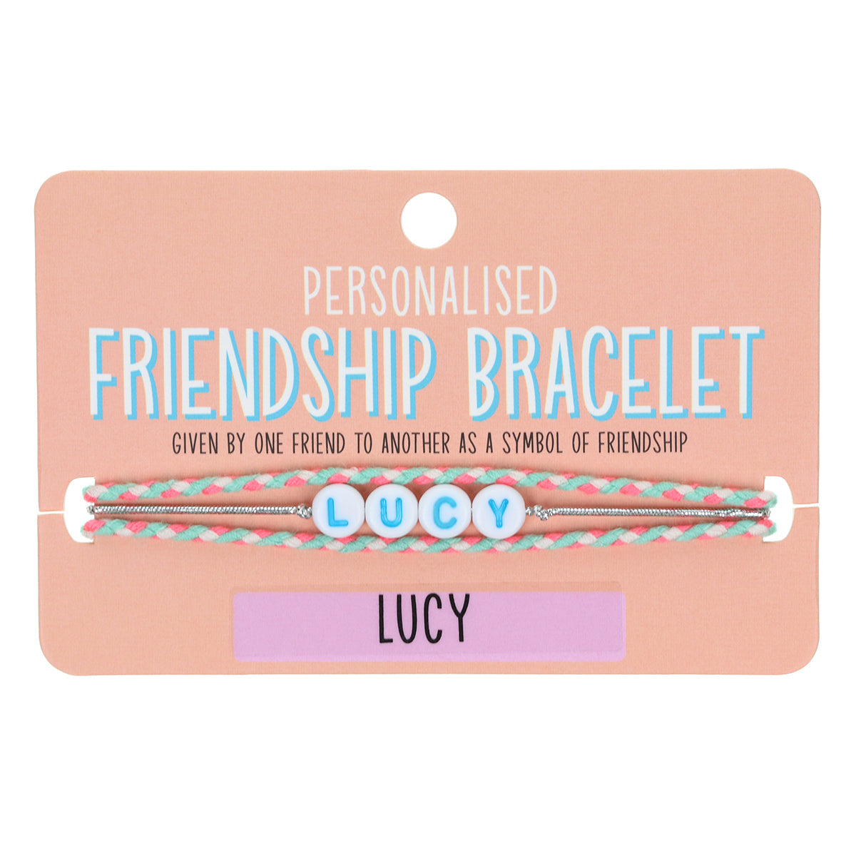 Girls Personalised Bracelet - Lucy