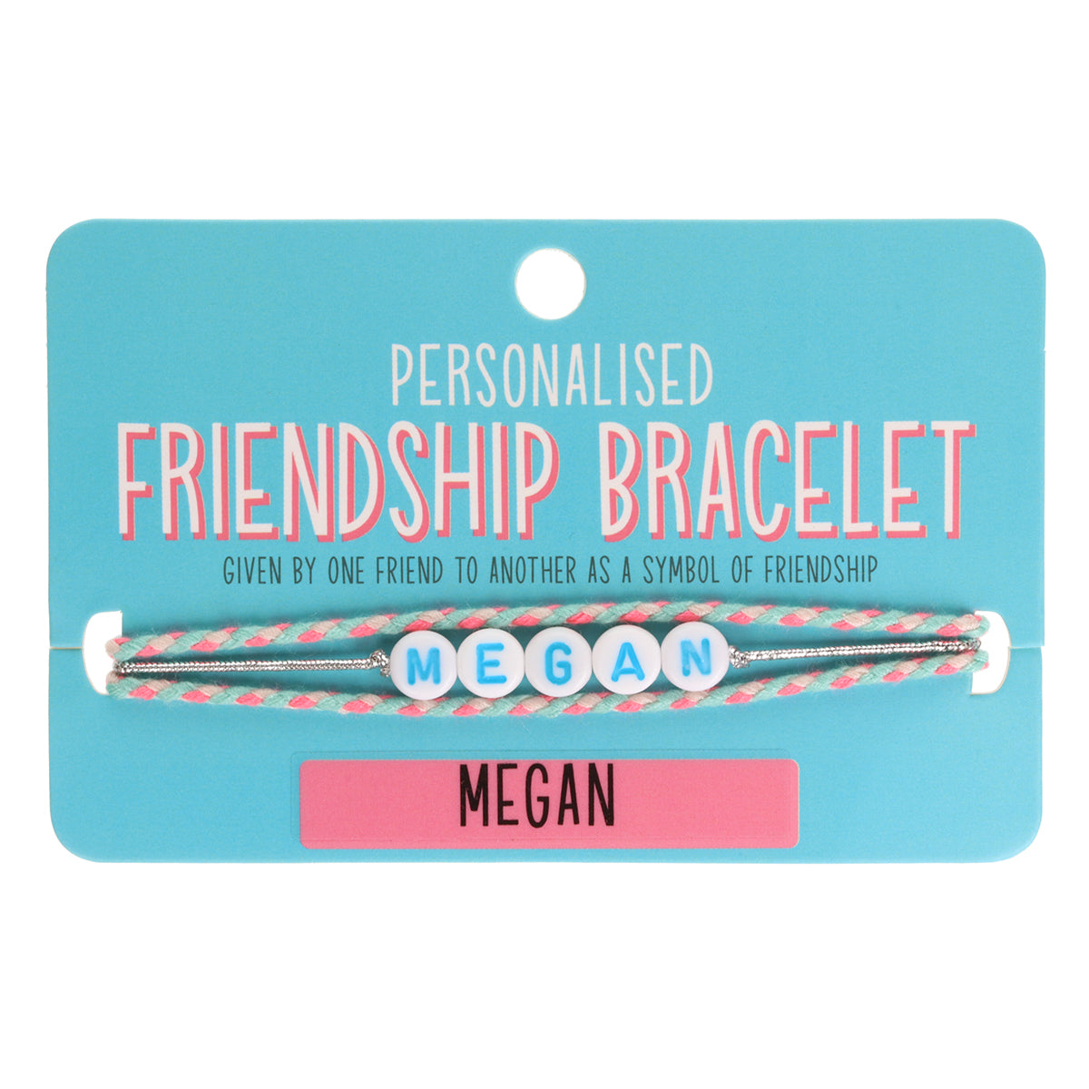 Girls Personalised Bracelet - Megan