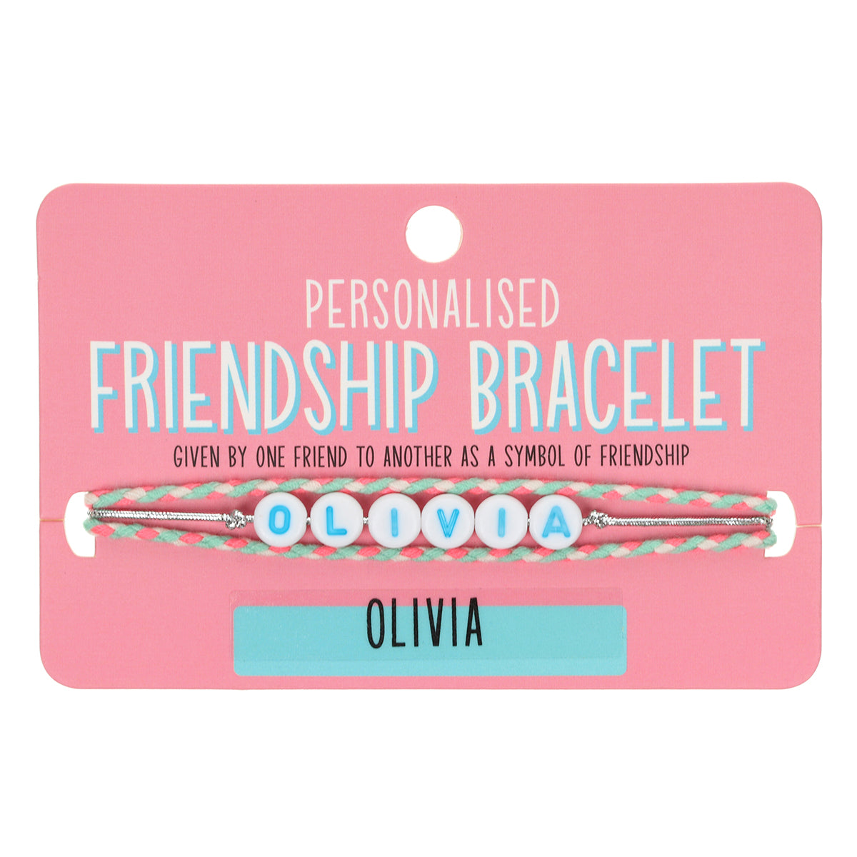 Girls Personalised Bracelet - Olivia