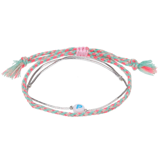 GP087 - Girls Personalised Bracelet - P