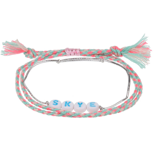 GP097 - Girls Personalised Bracelet - Skye