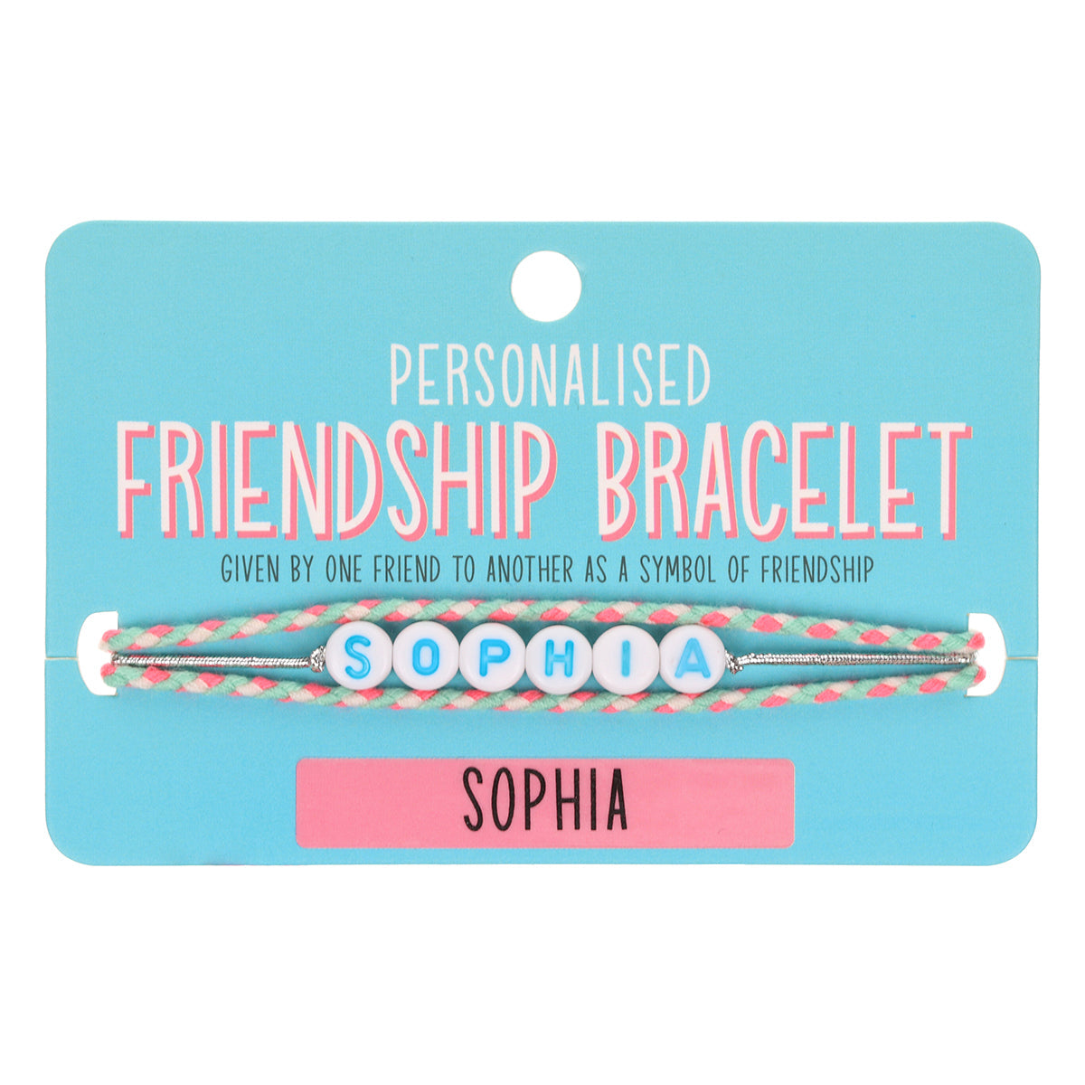 Girls Personalised Bracelet - Sophia