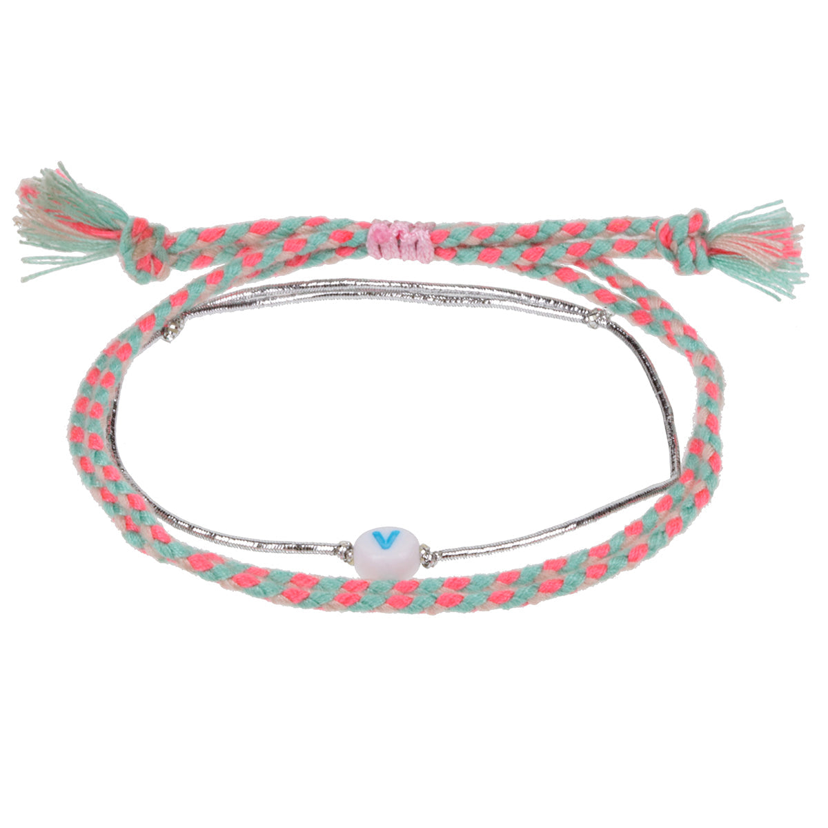 Girls Personalised Bracelet - V