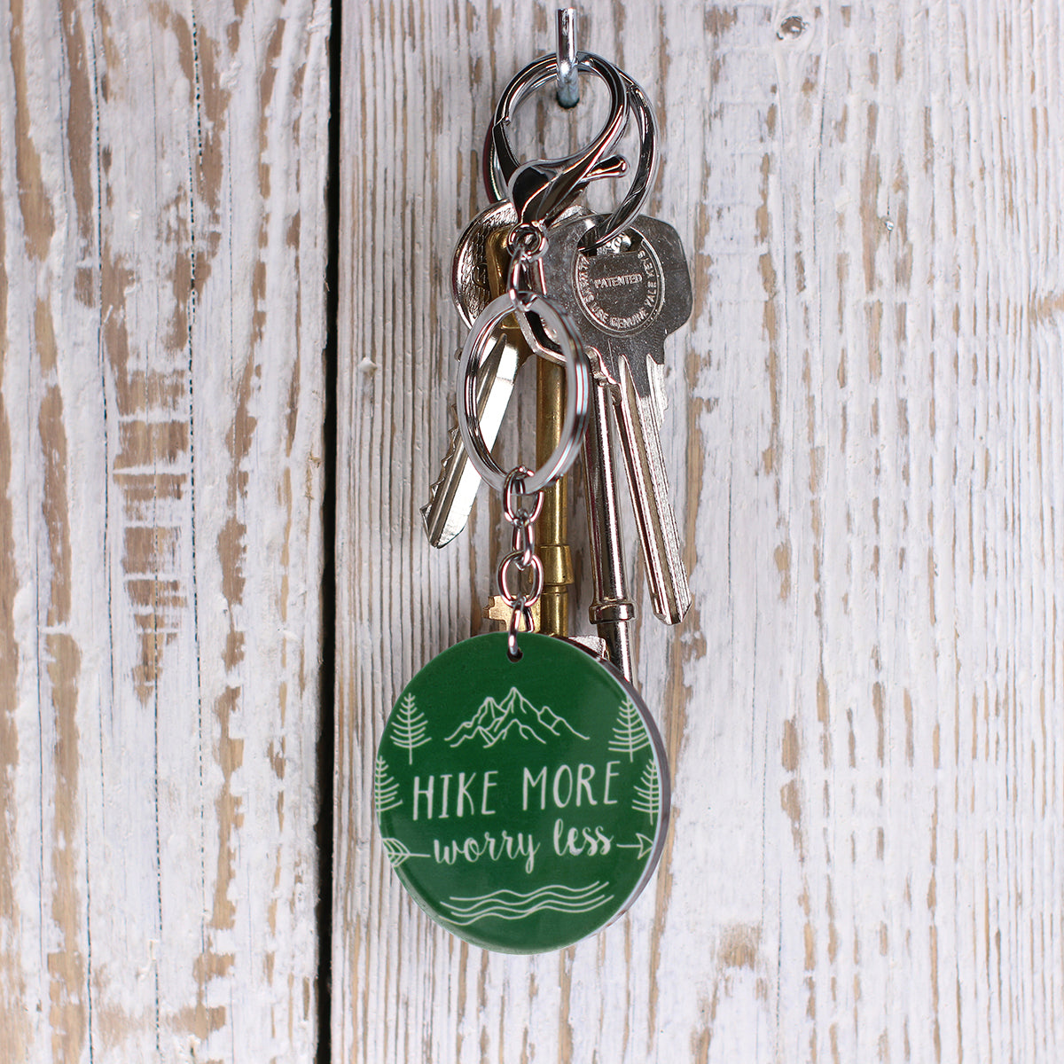 Keyring "Hike More"