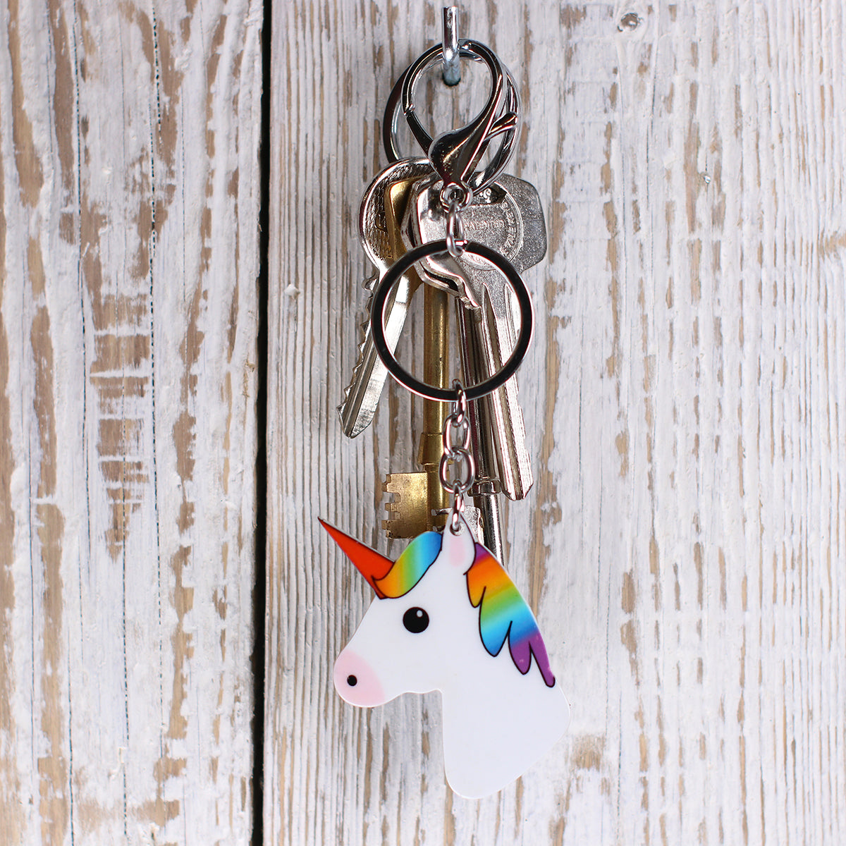Keyring "Rainbow Ombre Unicorn"