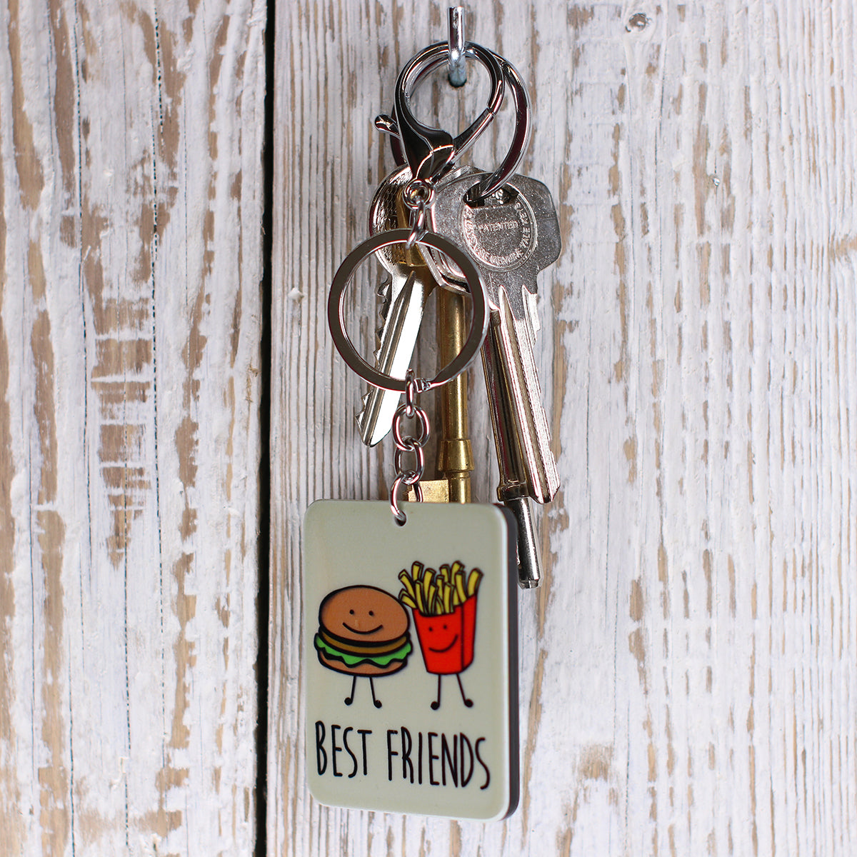 IS86 - Keyring "BF Burger & Chips"