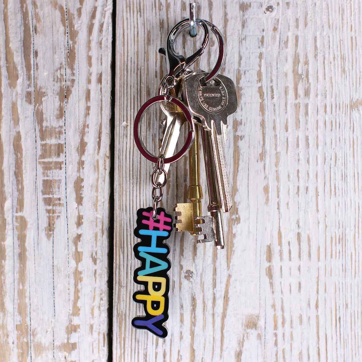 Keyring "#Happy"
