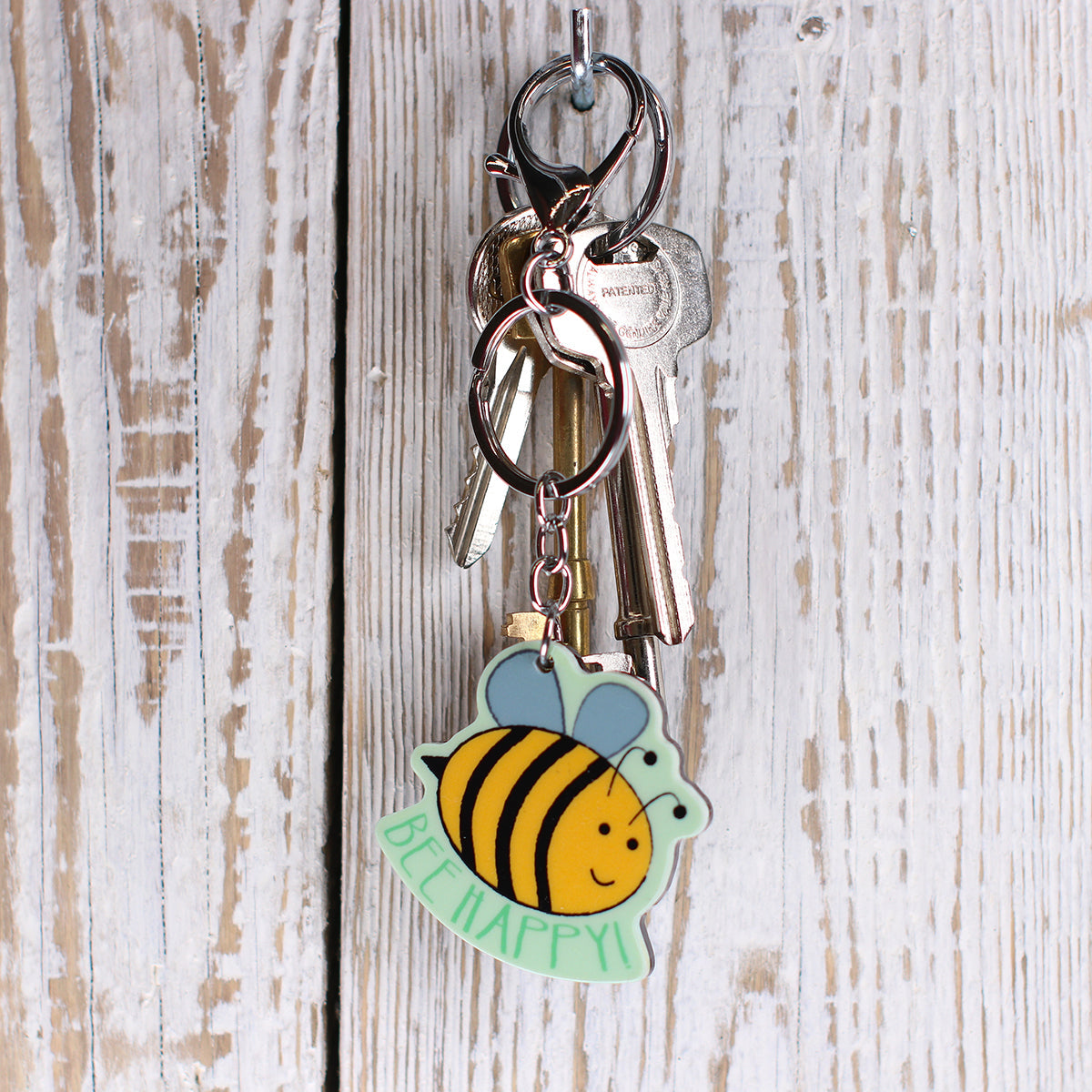 Keyring "Bee Happy"