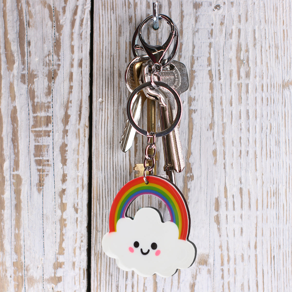 Keyring "Rainbow Cloud"