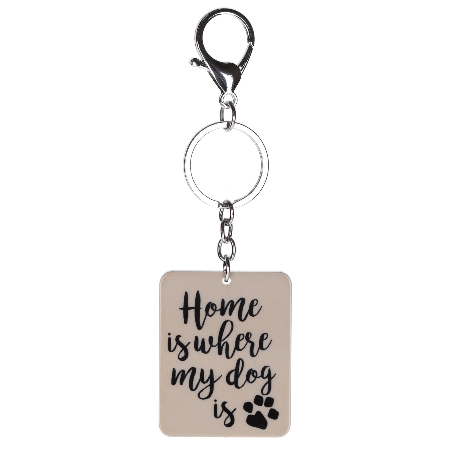 Keyring "Home Dog Is"