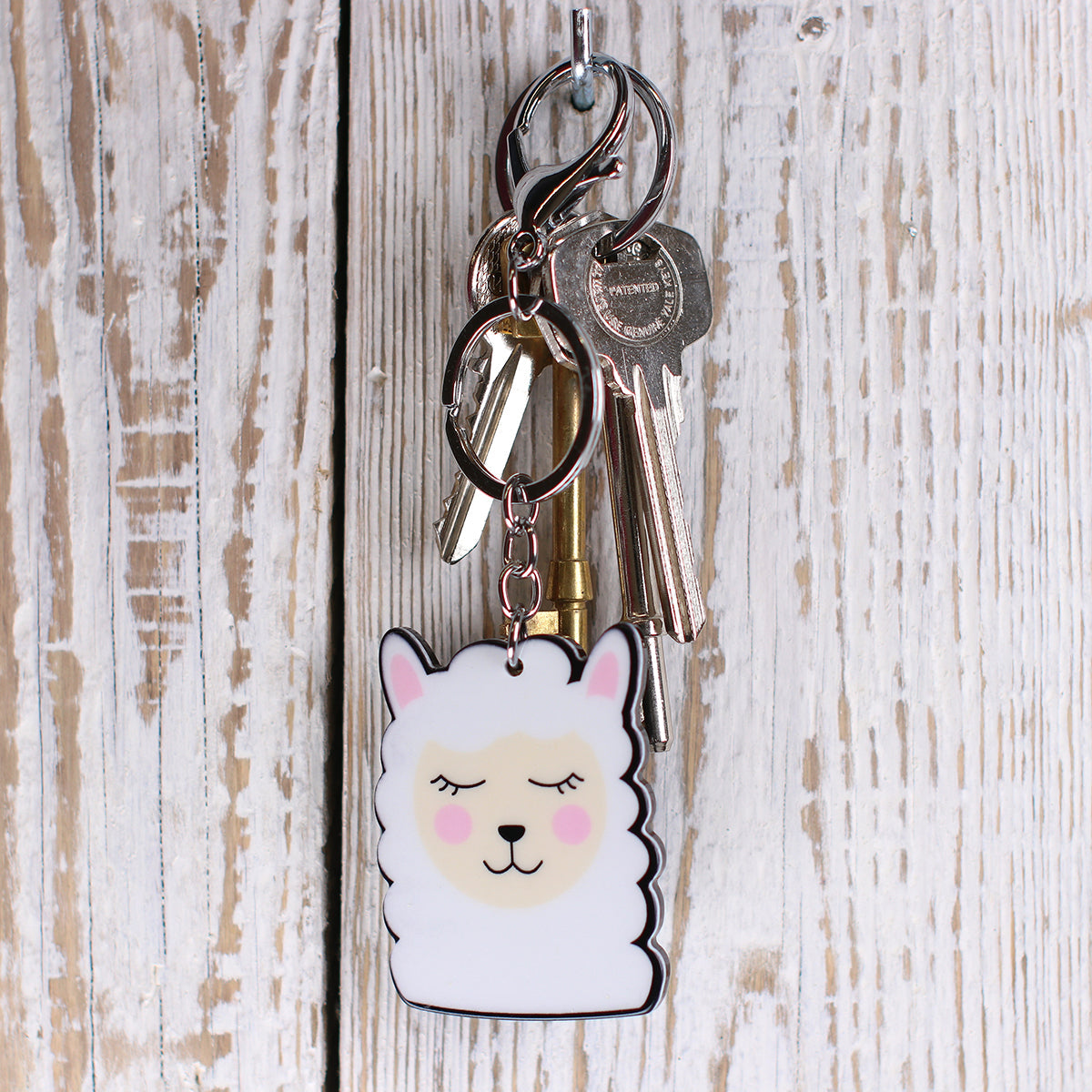 Keyring "Smiling Llama"