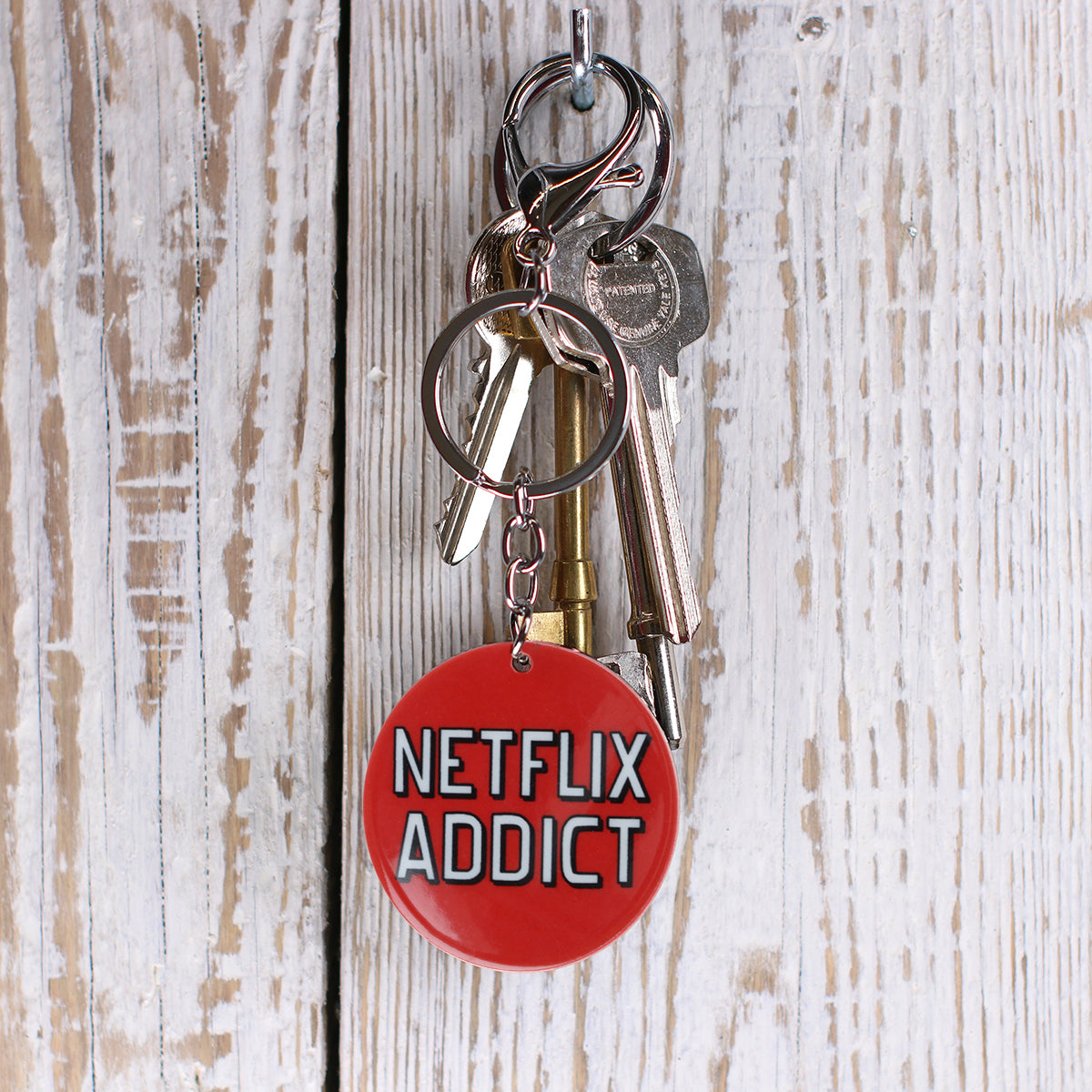 Keyring "Netflix Addict"