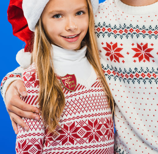 Nice List Pin Badge-Riley