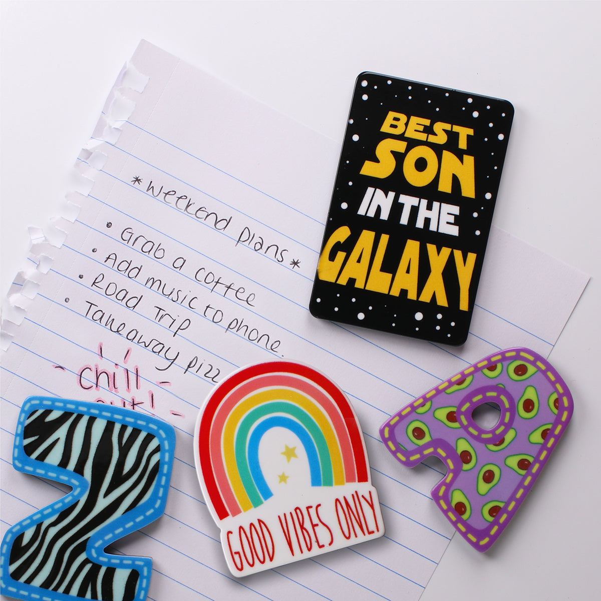 MA009 - Fridge Magnet "Best Son in The Galaxy"