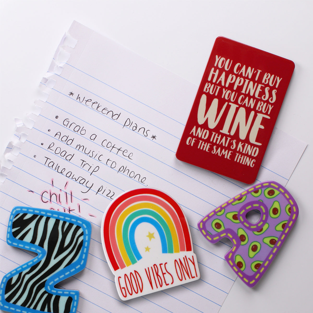 MA046 - Fridge Magnet "Can’t Buy Happiness"