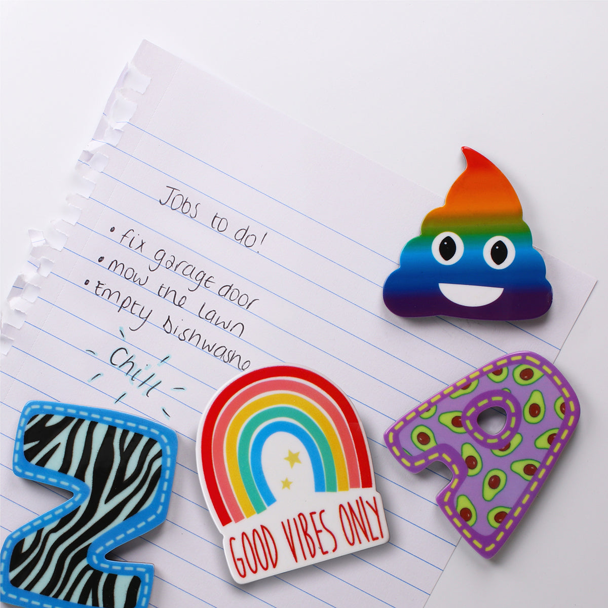 MA071 - Fridge Magnet "Rainbow Poop"