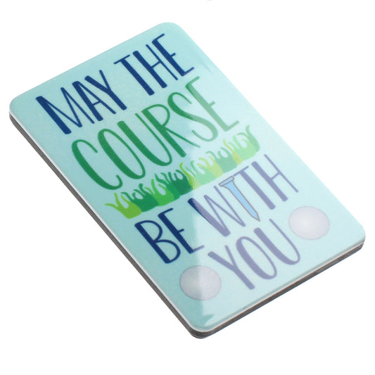 MA076 - Fridge Magnet "May The Course Be With You"