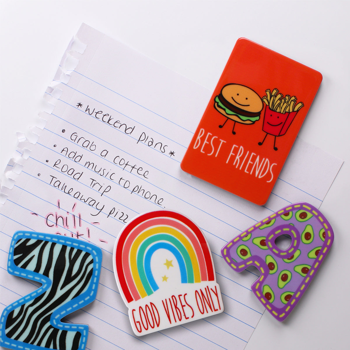 MA105 - Fridge Magnet "Burger & Fries"