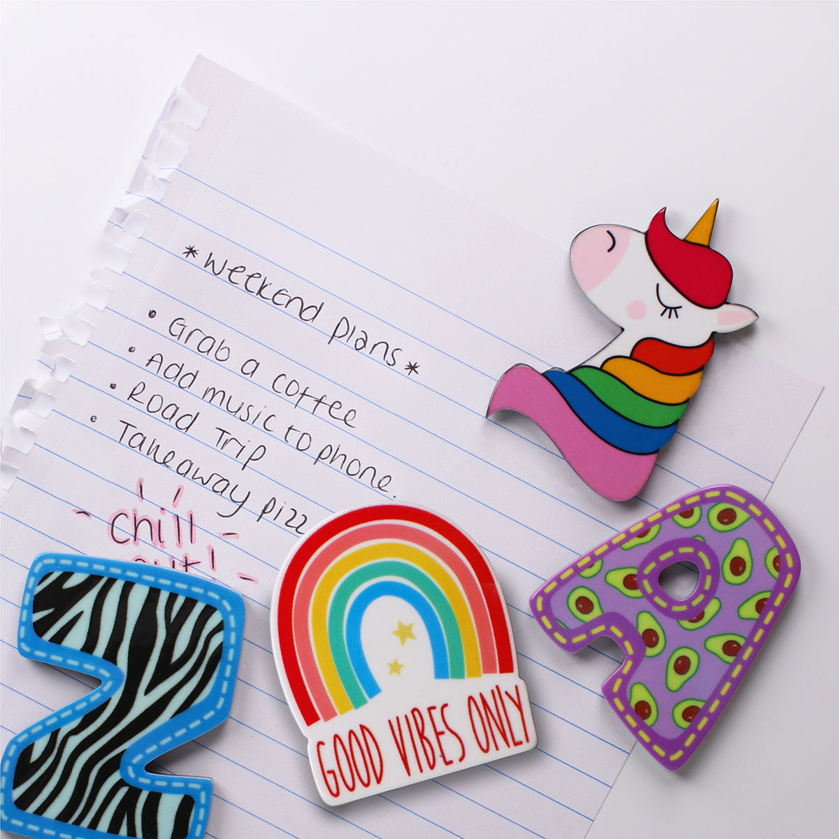 MA114 - Fridge Magnet "Rainbow Unicorn"